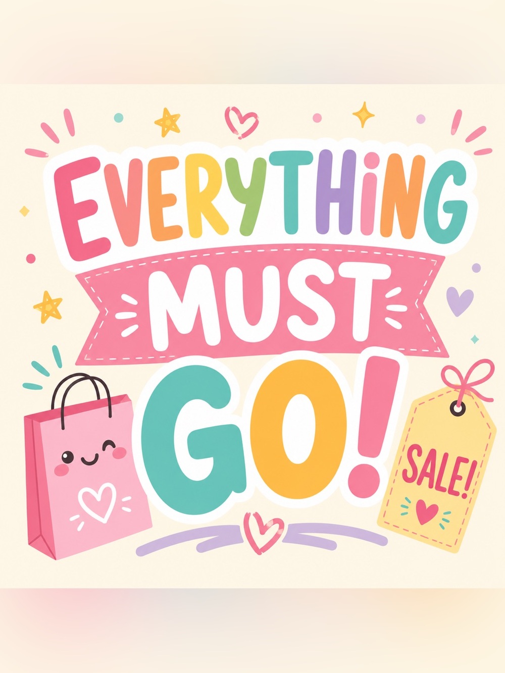 EVERYTHING MUST GO!!